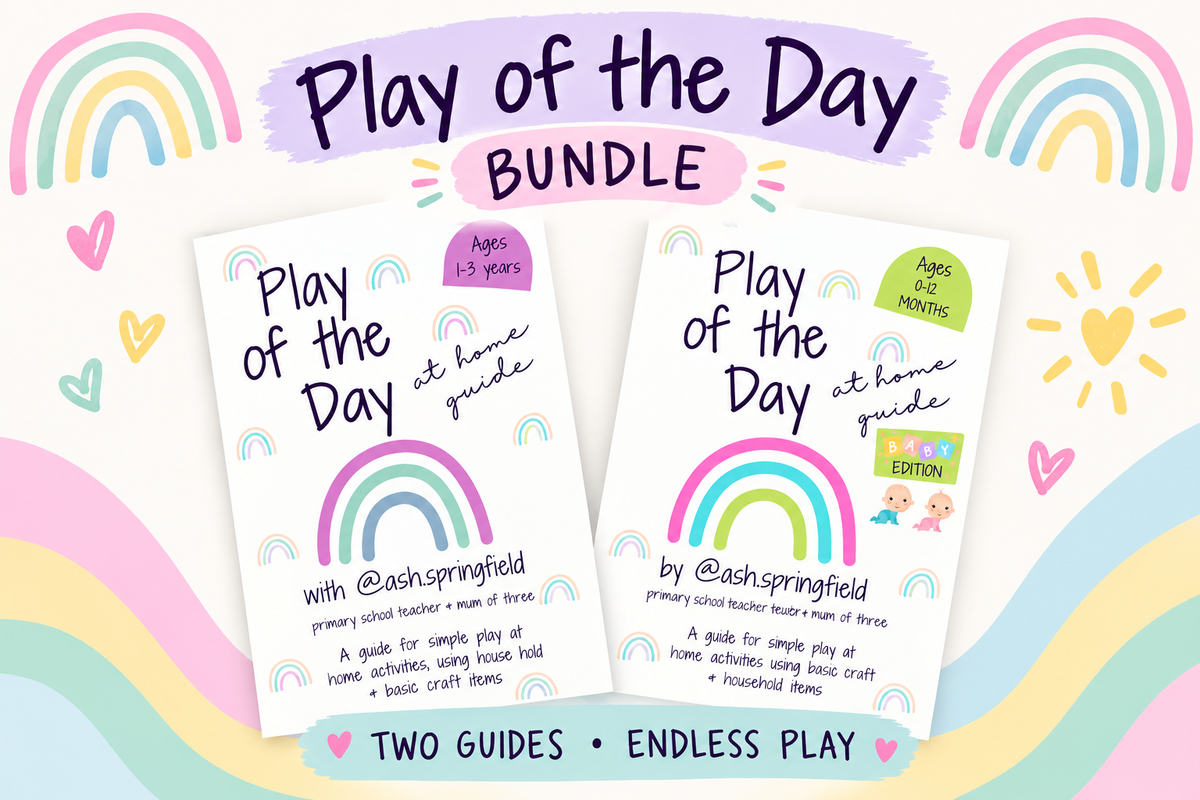 Baby and Toddler Play Guides hard copy bundle cover