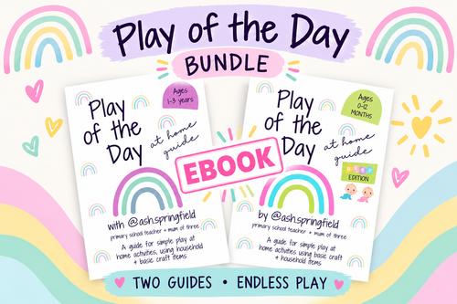 Baby and Toddler Play Guides ebook bundle cover