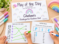 Busy Book Kindergarten Readiness, a personalised book for preschoolers