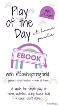 Toddler Play Guide ebook cover, ages 1-3 years